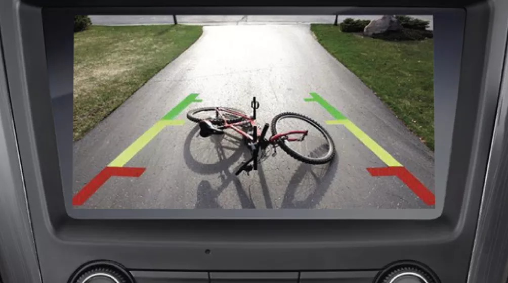 Clear rear parking camera